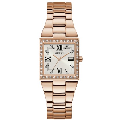 GUESS Crystals Ladies - GW0026L3 , Rose Gold case with Stainless