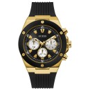 GUESS Multifunction Mens - GW0057G1,  Gold case with Black  Rubb