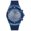 GUESS Multifunction Mens - GW0057G3,  Blue case with Blue Rubber