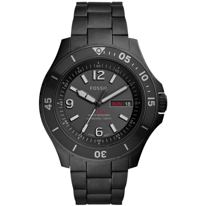FOSSIL FB-02  Mens - FS5688  Black case with Stainless Steel Bra