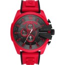 DIESEL Mega Chief Chronograph - DZ4526,  Red case with Red Rubbe