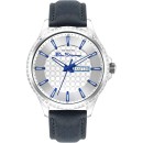 BEN SHERMAN  The Originals  - BS029U  Silver case with Blue Leat