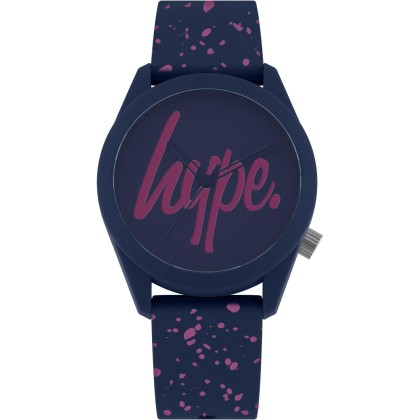 HYPE Ladies - HYL001UP,  Blue case with Blue Rubber Strap
