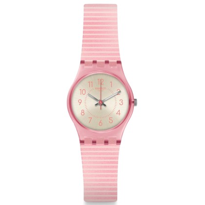 SWATCH Blush Kissed - LP161 Pink case with Pink Rubber Strap