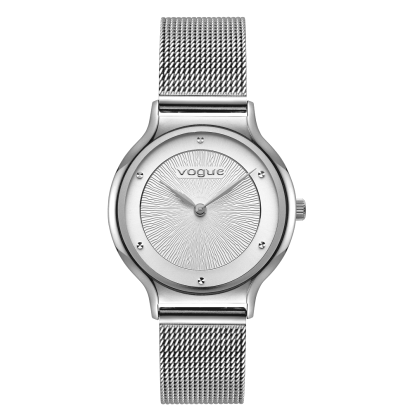 VOGUE Crystal - 814581 Silver case with Stainless Steel Bracelet