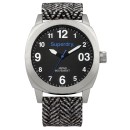 SUPERDRY Thor - SYG126SM Silver case, with Black and White Fabri