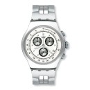 SWATCH Wealthy Star - YOS401G Silver case, with Stainless Steel 