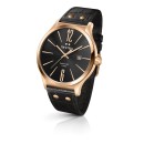 TW STEEL Slim Line - TW1303 Rose Gold case, with Black Leather S