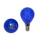 Λαμπτήρας LED E14 COG 2W Σφαιρική Lumen Adeleq Μπλε