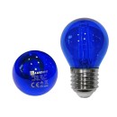 Λαμπτήρας LED E27 COG 2W Σφαιρική Lumen Adeleq Μπλε