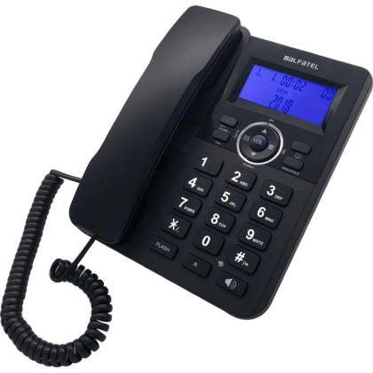 Τηλέφωνο Επιτραπέζιο Alfatel 1210 Μαύρο ή Λευκό Μαύρο