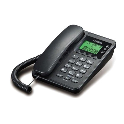 Τηλέφωνο Επιτραπέζιο Με Οθόνη Uniden As6404 Μαύρο ή Λευκό Μαύρο
