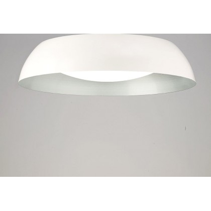 Πλαφονιέρα φωτιστικό LED ARGENTA μεταλλικό λευκό μαύρο Mantra Λε