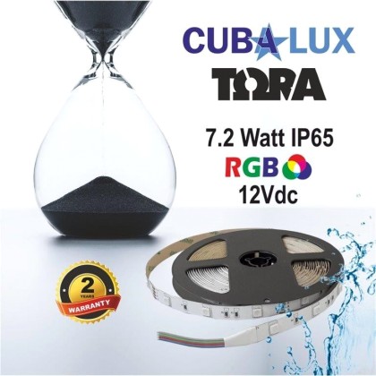 Ταινία LED 7,2W IP65 12V RGB 5M TORA 50-0041 Cubalux