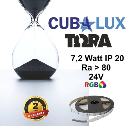Ταινία LED 7,2W IP20 24V RGB 5M TORA 50-0071 Cubalux