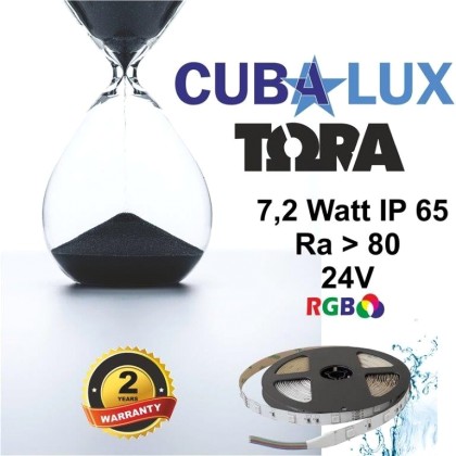 Ταινία LED 7,2W IP65 24V RGB 5M TORA 50-0072 Cubalux