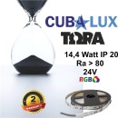 Ταινία LED 14,4W IP20 24V RGB 5M TORA 50-0079 Cubalux