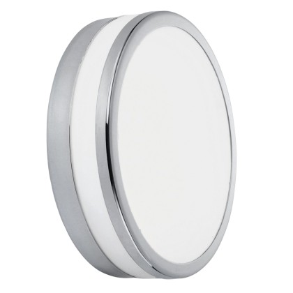 Απλίκα - πλαφονιέρα μπάνιου LED PALERMO με σατινέ γυαλί Φ22,5 Eg