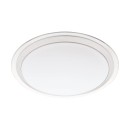Πλαφονιέρα Φωτιστικό Οροφής LED-BLE-RGB/CCT λευκό ασημί COMPETA-