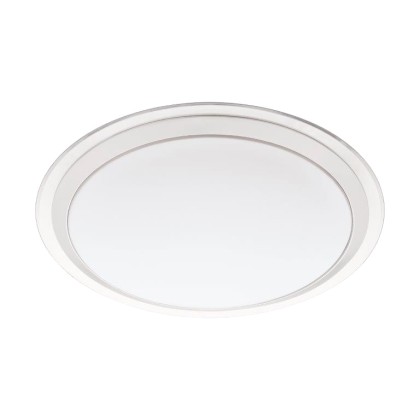 Πλαφονιέρα Φωτιστικό Οροφής LED-BLE-RGB/CCT λευκό ασημί COMPETA-