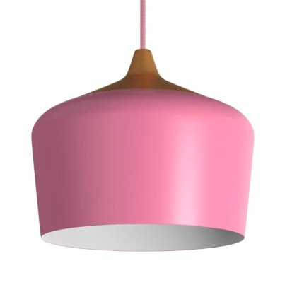 Κρεμαστό Φωτιστικό Οροφής ροζ με λευκό DD-MA-0277 Alphab2b Ροζ Ρ
