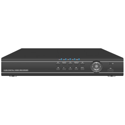 Δικτυακό καταγραφικό DVR 8 καναλιών 200 fps H.264 TELE
