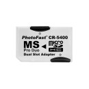 PhotoFast CR5400 Dual-Slot μετατροπέας 2 x MicroSD σε MS Pro Duo