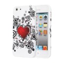 Θήκη σιλικόνης Hot Heart για iPhone 4 /4S - 5 /5S