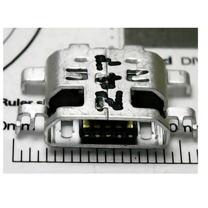 Micro USB Charging Port επαφή φόρτισης για Lenovo A8-50 A5500 / 