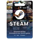 Steam Card 5€ - Prepaid Card