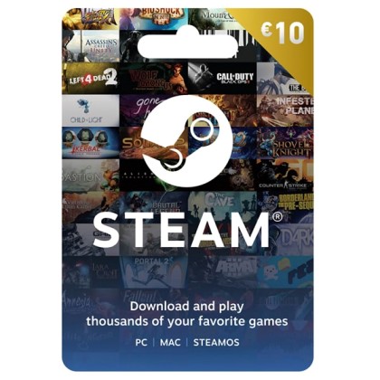 Steam Card 10€ - Prepaid Card