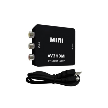 Μετατροπέας AV σε HDMI mini Converter UP Scaler 1080p