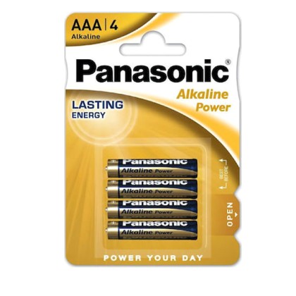 Αλκαλικές μπαταρίες Panasonic Alkaline Power AAA (4τμχ)