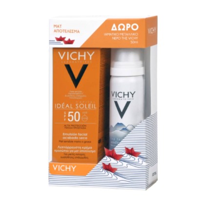 VICHY Promo Ideal Soleil Mattifying Face Dry Touch SPF50+, 50ml 