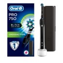 Oral-B Pro 750 Black Ηλεκτρική Οδοντόβουρτσα σε μαύρο χρώμα + ΔΩ