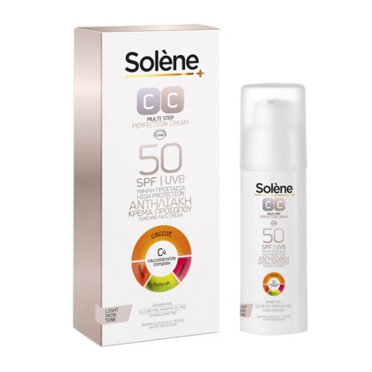 SOLENE CC Multi Step Perfection Face Cream SPF50 Αντηλιακή με Χρ