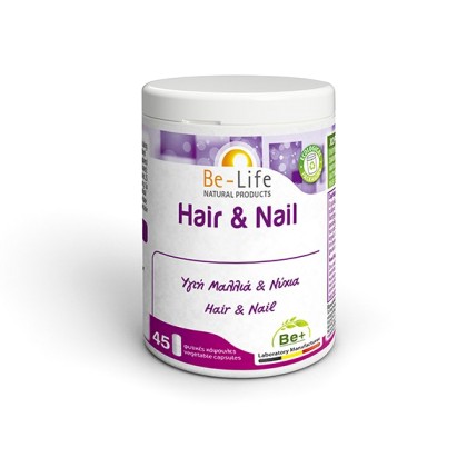 Naturalia Be-Life Hair + Nail Ενίσχυση Μαλλιών + Νυχιών, 45 κάψο