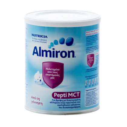 NUTRICIA Almiron Pepti MCT για βρέφη με Αλλεργία στην πρωτεΐνη τ