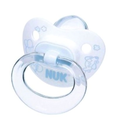 NUK Baby Rose + Blue Πιπίλα Σιλικόνης για Αγόρια 0-6 μηνών, 1 τε