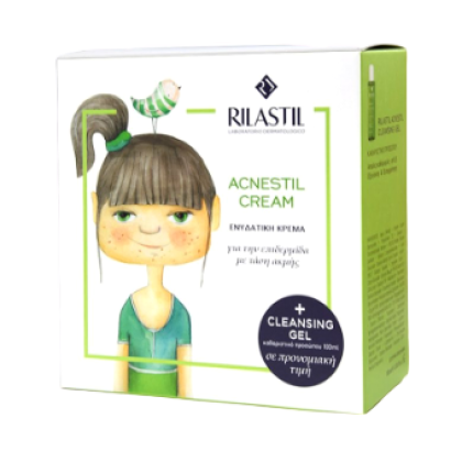 RILASTIL Promo Pack Acnestil Cream, 50ml + Acnestil Cleansing Ge