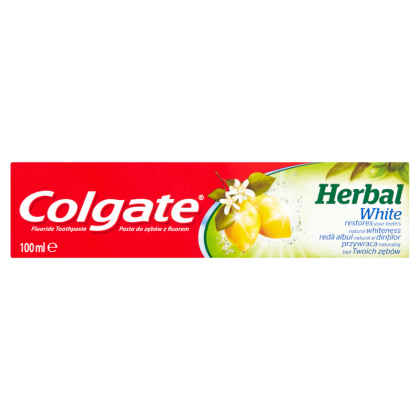 COLGATE Herbal White Φθοριούχος Οδοντόκρεμα με Βότανα, 100ml