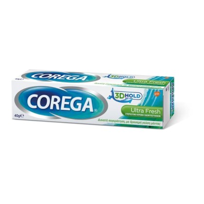 GSK Corega Ultra Fresh Στερεωτική Κρέμα Οδοντοστοιχιών με Γεύση 
