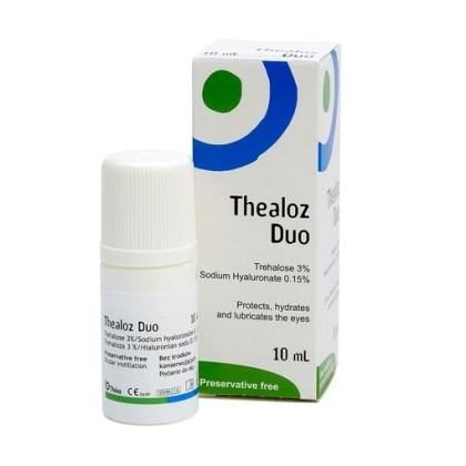 THEA Thealoz Duo Οφθαλμικές Σταγόνες με Υαλουρονικό Οξύ + Τρεχαλ