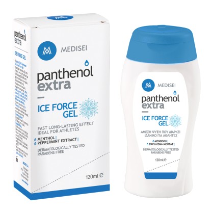 PANTHENOL EXTRA Ice Force Gel Ψυχρό Τζελ Κρυοθεραπείας, 120ml