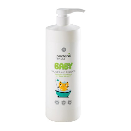 PANTHENOL EXTRA Baby Shower + Shampoo Βρεφικό Σαμπουάν + Αφρόλου