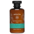 APIVITA Refreshing Fig Δροσερό Aφρόλουτρο με Αιθέρια Έλαια + Σύκ