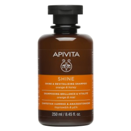 APIVITA Shine + Revitalizing Shampoo Σαμπουάν Λάμψης + Αναζωογόν