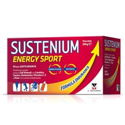 MENARINI Sustenium Energy Sport Συμπλήρωμα για Αθλητές, 10 φακελ
