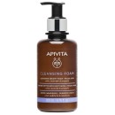APIVITA Cleansing Foam Face + Eyes Κρεμώδης Αφρός Καθαρισμού με 