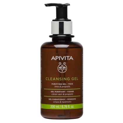 APIVITA Cleansing Purifying Gel Propolis + Lime Gel Καθαρισμού γ